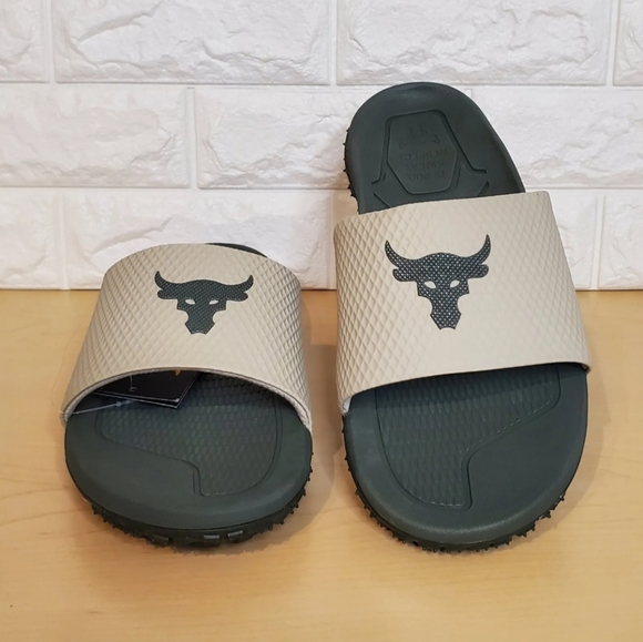 Under Armour Size 11 UA Project Rock Slides 2.0 - Picture 2 of 12